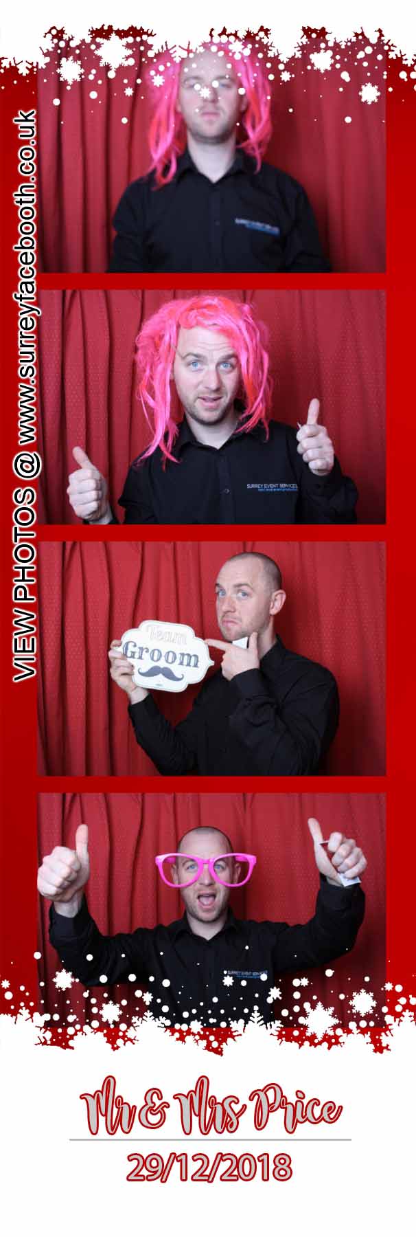 Lewis & Beth's Wedding | View more photos from the event at galleries.surreyfacebooth.co.uk/u/Surrey-FaceBooth/Lewis-Beths-Wedding